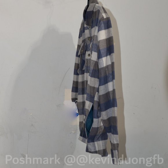 Colorado Clothing Heavy Brushed Flannel Shirt‎ W/Side Pockets - Picture 4 of 6
